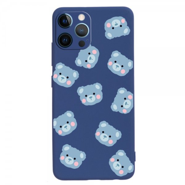 iPhone 12 Pro Max Cover Teddybjørne Blå