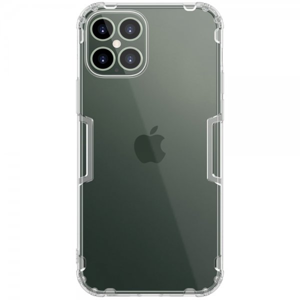 iPhone 12 Pro Max Cover Nature Series Transparent Grå