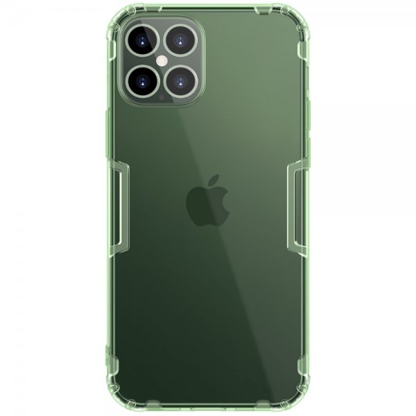 iPhone 12 Pro Max Cover Nature Series Transparent Grøn