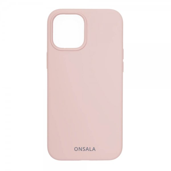 iPhone 12 Pro Max Skal Silikon Sand Pink
