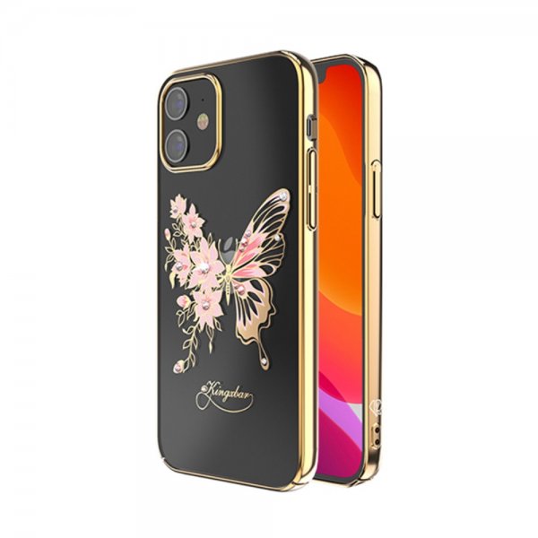 iPhone 12 Mini Cover ButteRFly Series Guld