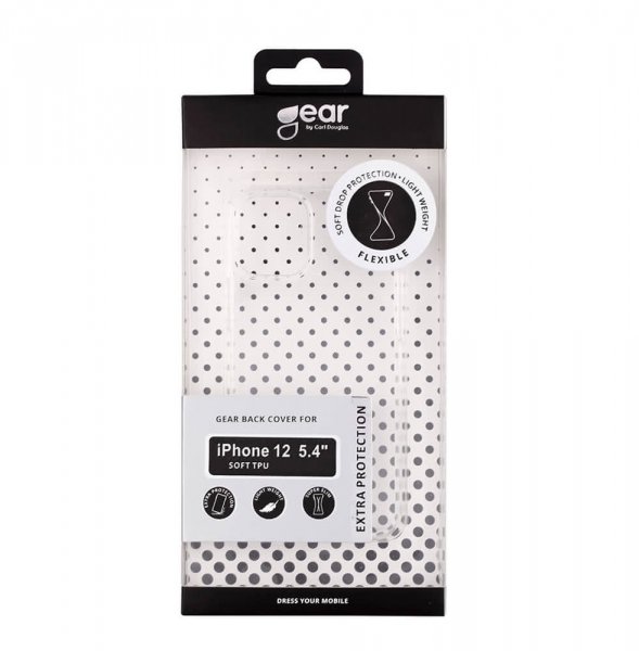 iPhone 12 Mini Cover TPU Klar