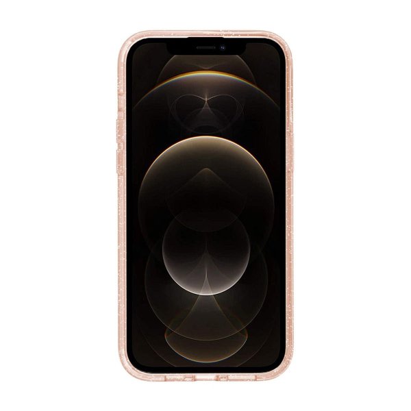 iPhone 12/iPhone 12 Pro Cover Glitter MagSafe Guld