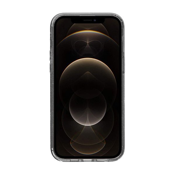 iPhone 12/iPhone 12 Pro Cover Glitter MagSafe Sort