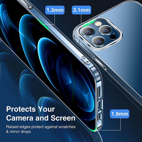 iPhone 12/iPhone 12 Pro Cover MagSafe TPU Transparent