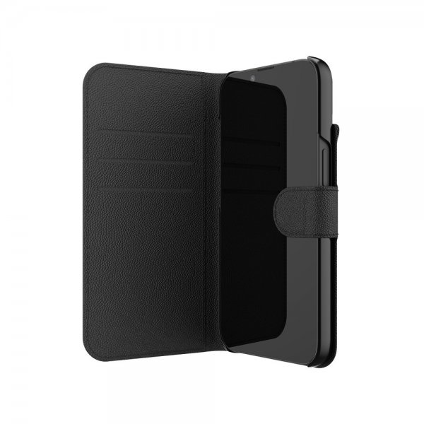 iPhone 13/14/15/16e/17e Etui Folio Sort
