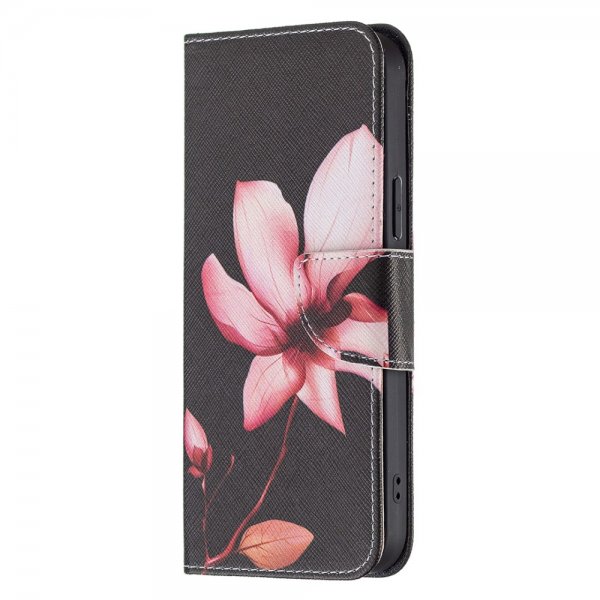 iPhone 13 Pro Etui Motiv Lyserød Lotus