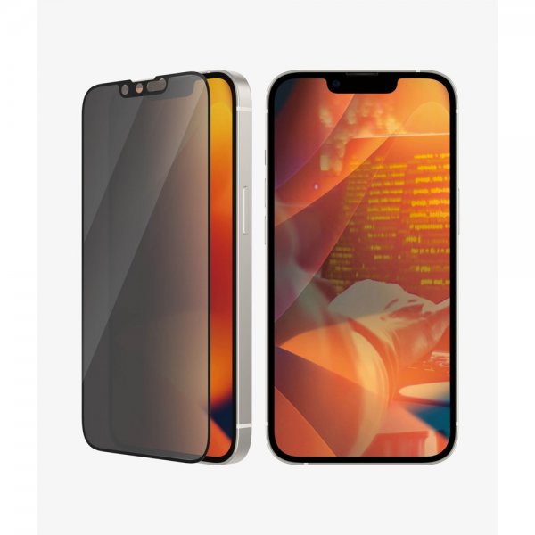 iPhone 13/iPhone 13 Pro/iPhone 14 Skærmbeskytter Ultra-Wide Fit Privacy EasyAligner