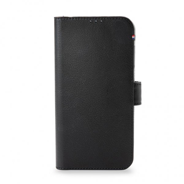iPhone 13 Mini Etui Leather Detachable Wallet Sort