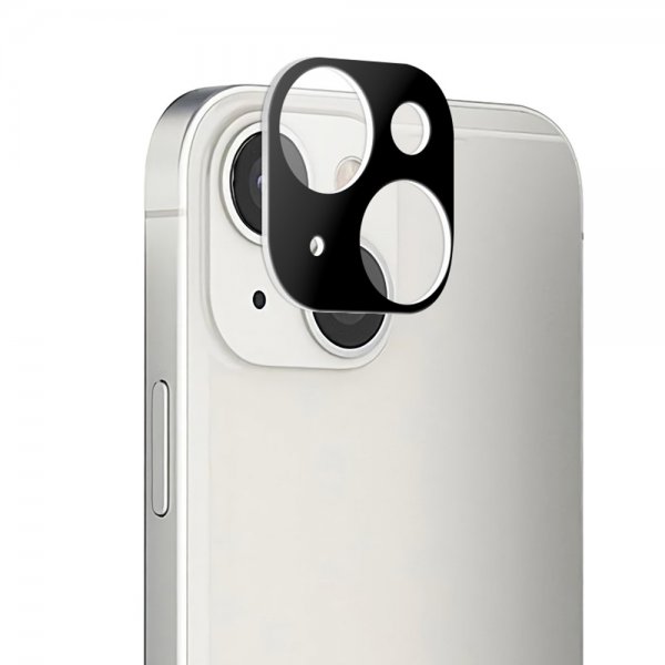 iPhone 13 Mini Kameralinsebeskytter Hærdet Glas Sort