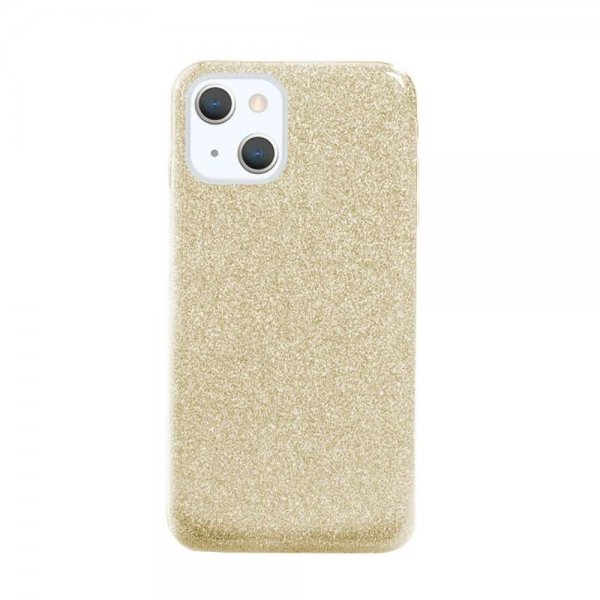 iPhone 13 Mini Cover Glitter Guld
