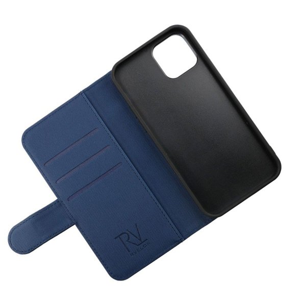 iPhone 13 Etui Detachable Wallet Case Blå