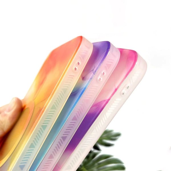 iPhone 13 Pro Cover Mønster Orange