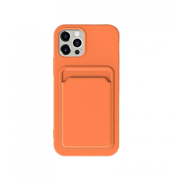 iPhone 13 Pro Max Cover Kortholder Orange