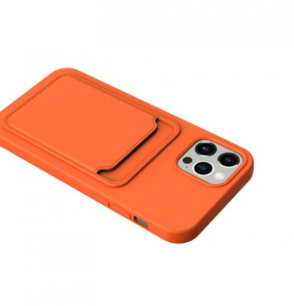 iPhone 13 Pro Max Cover Kortholder Orange