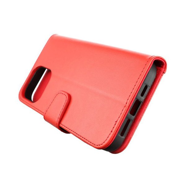 iPhone 13 Pro Max Etui Udfoldelig Kortholder Rød