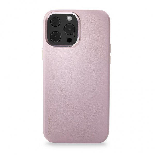 iPhone 13 Pro Max Cover Leather Backcover Powder Pink