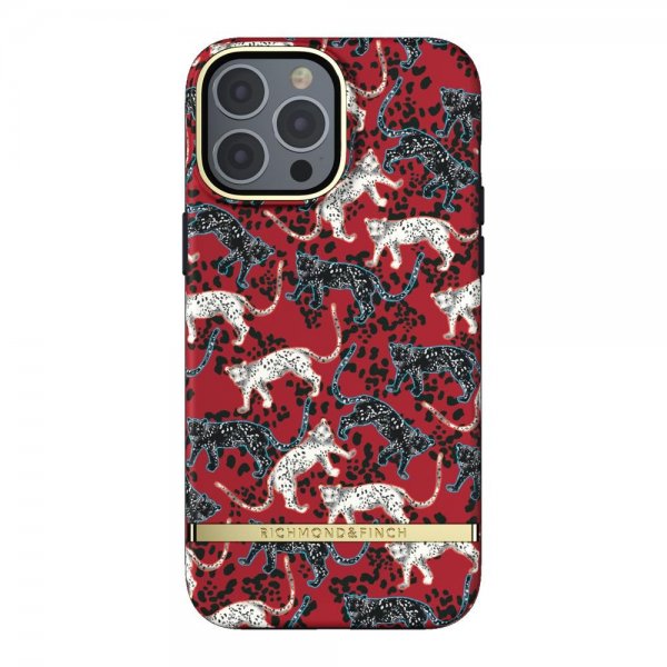 iPhone 13 Pro Max Cover Samba Red Leopard