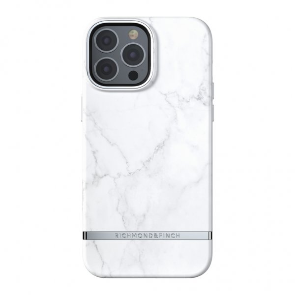 iPhone 13 Pro Max Cover White Marble