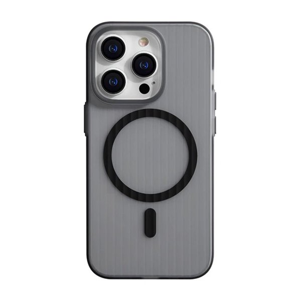 iPhone 13 Pro Cover Bølgeplade MagSafe Grå