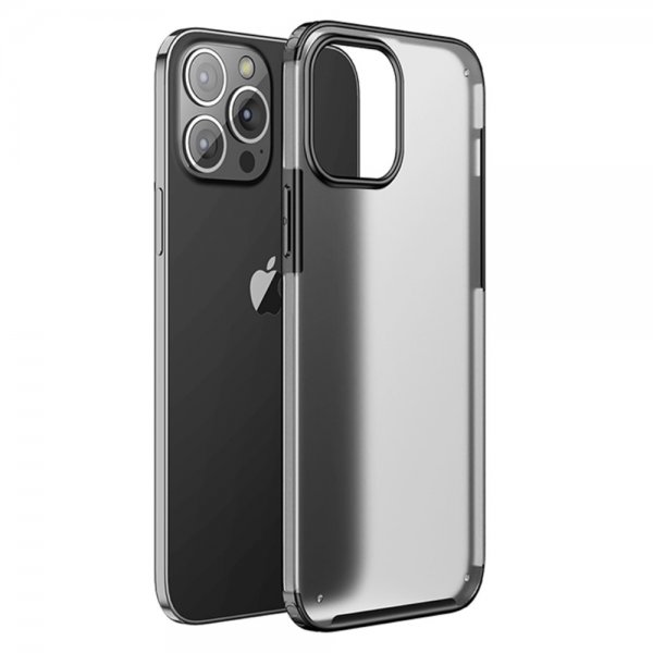 iPhone 13 Pro Cover Frosted Bagside Sort