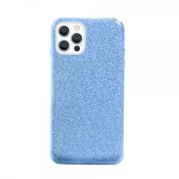 iPhone 13 Pro Cover Glitter Blå