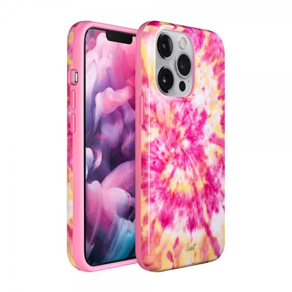 iPhone 13 Pro Cover Huex Tie Dye Hot Pink