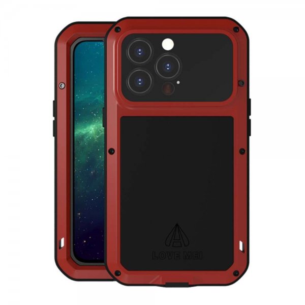 iPhone 13 Pro Cover Powerful Case Rød