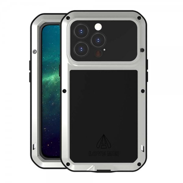 iPhone 13 Pro Cover Powerful Case Sølv