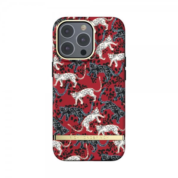 iPhone 13 Pro Cover Samba Red Leopard