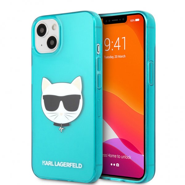 iPhone 13 Cover Fluo Blå