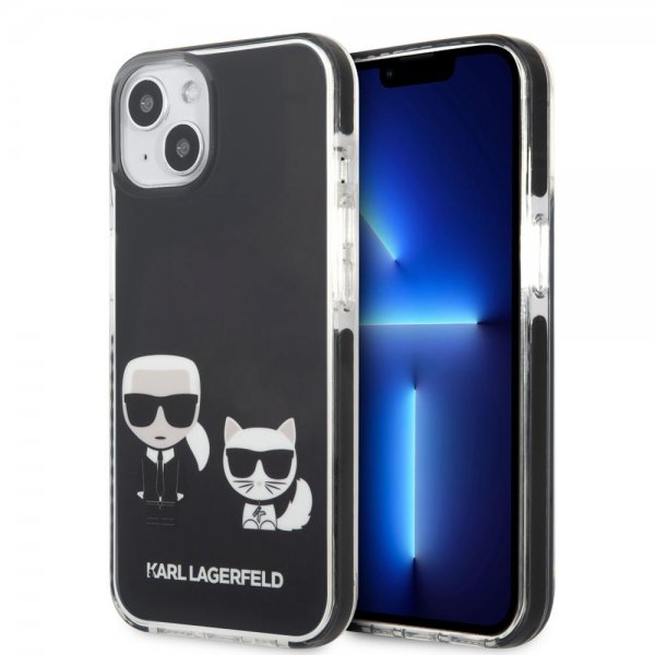 iPhone 13 Cover Karl & Choupette Sort
