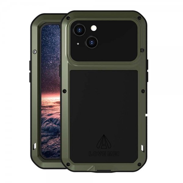 iPhone 13 Cover Powerful Case Grøn