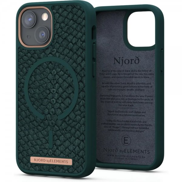 iPhone 13 Cover Salmon Series Grøn