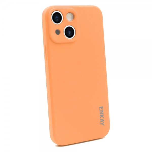 iPhone 13 Cover Silikoni Orange