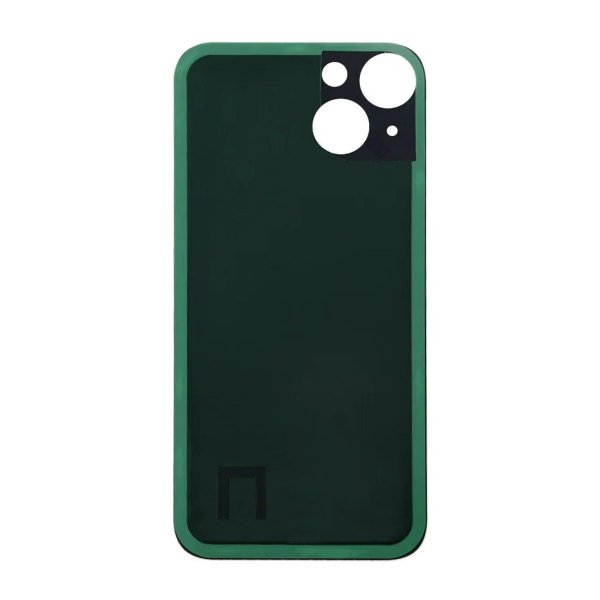 iPhone 14 bagsideglas med selvklæbende tape - blå