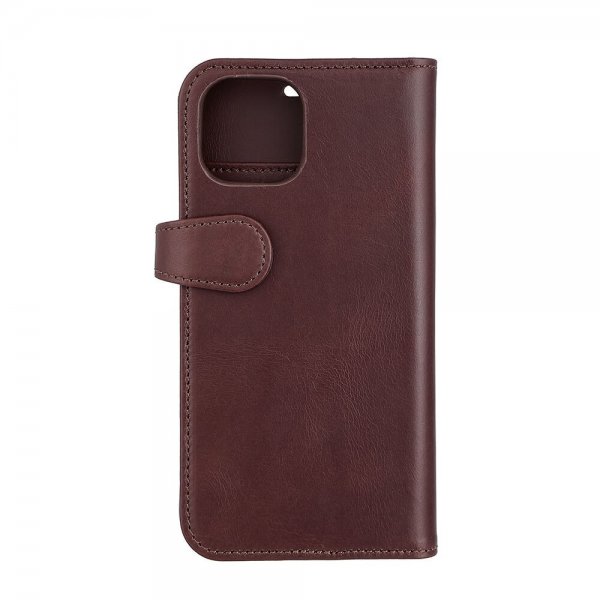 iPhone 13/14/15 Etui 2-in-1 Detachable Wallet Brun