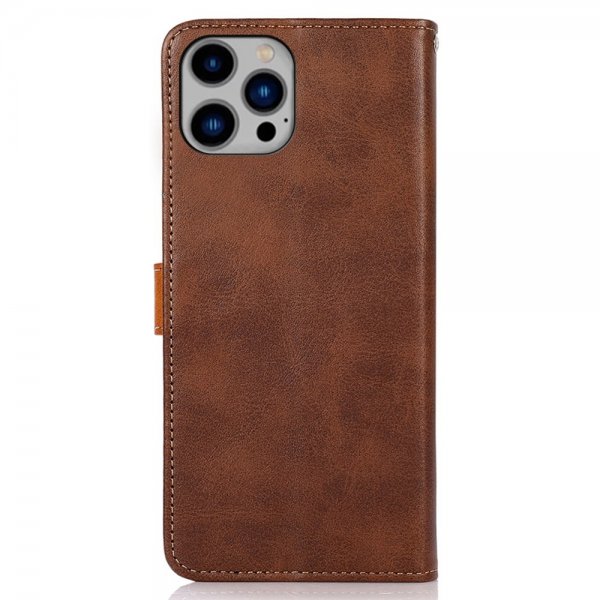 iPhone 14 Plus Etui med Klap Roseguld