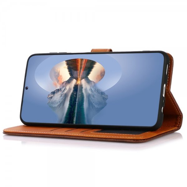 iPhone 14 Plus Etui med Klap Roseguld