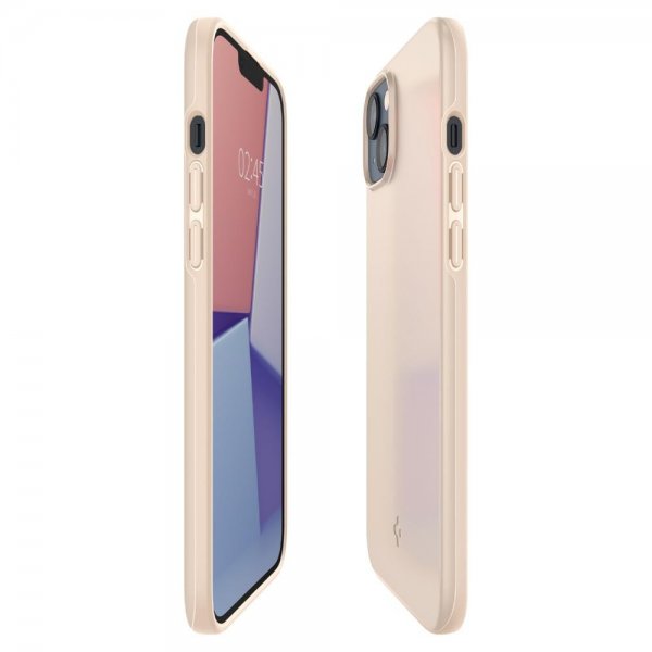 iPhone 14 Plus Cover Thin Fit Sand Beige