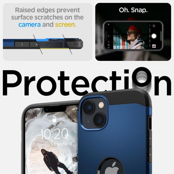 iPhone 14 Plus Cover Tough Armor MagFit Navy Blue