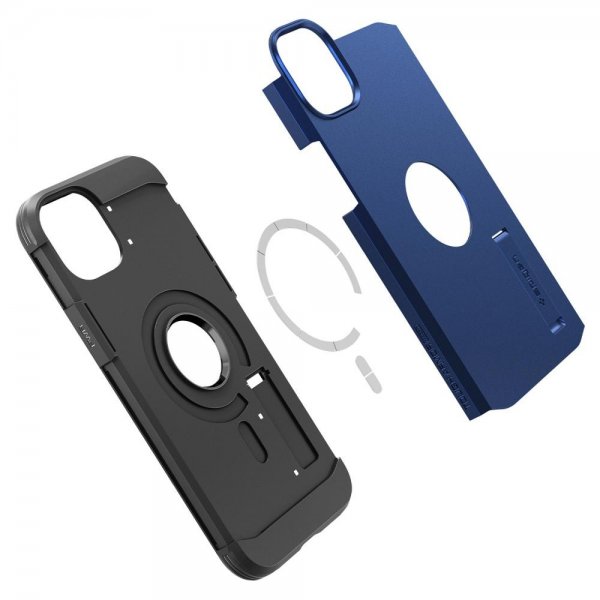 iPhone 14 Plus Cover Tough Armor MagFit Navy Blue