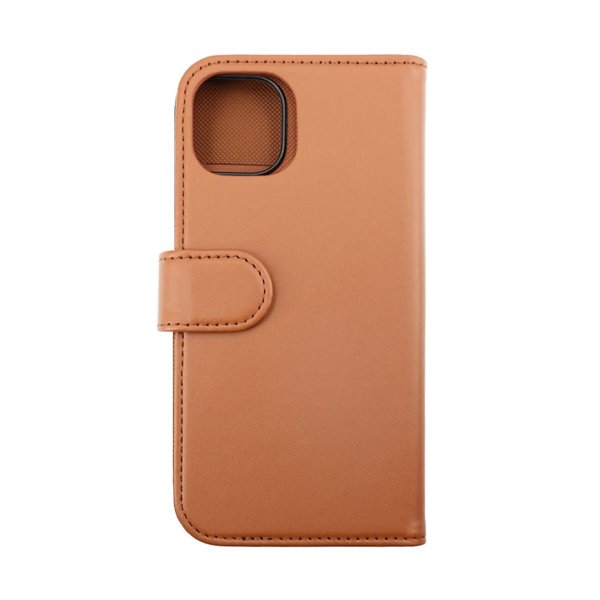 iPhone 14 Etui Detachable Wallet Case Brun