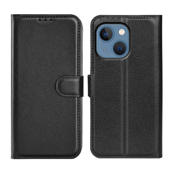 iPhone 14 Etui med Stativ Sort