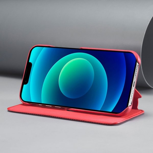 iPhone 14 Plus Etui Flip Rød