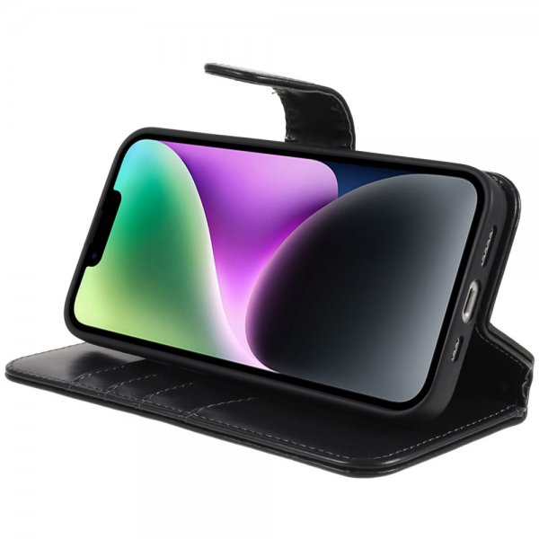 iPhone 14 Plus Etui MagLeather Raven Black