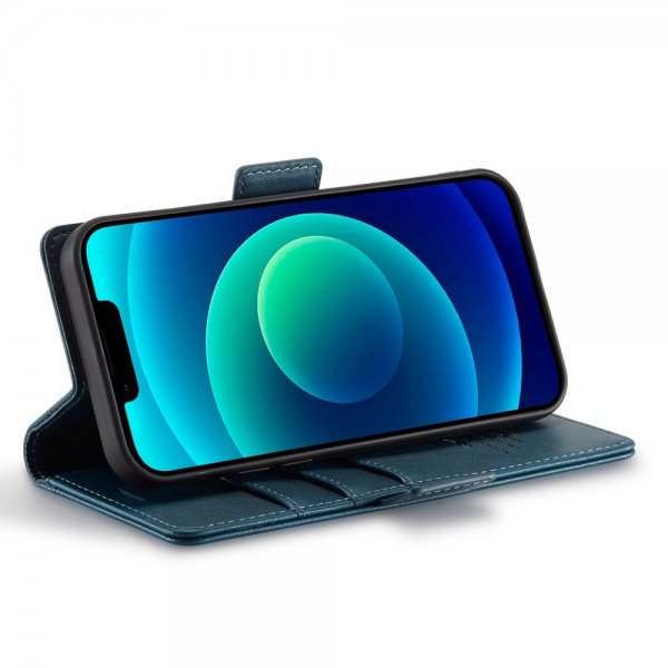 iPhone 14 Plus Etui med Kortholder Blå