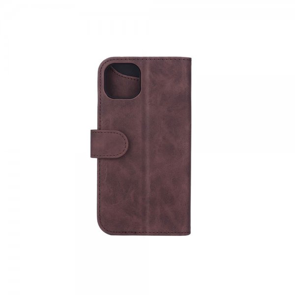 iPhone 14 Plus Etui med Kortholder Brun