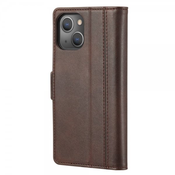 iPhone 14 Plus Etui med Kortholder Brun