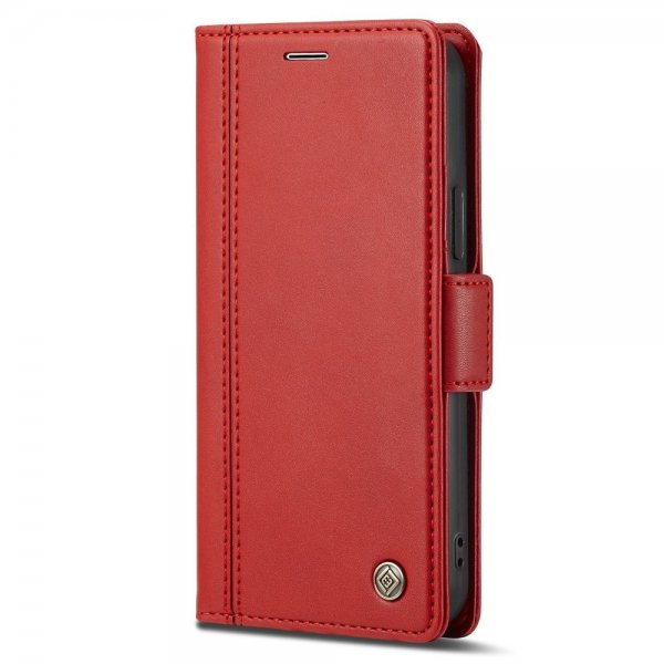 iPhone 14 Plus Etui med Kortholder Rød